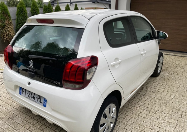 Peugeot 108 cena 18800 przebieg: 68975, rok produkcji 2019 z Leszno małe 79